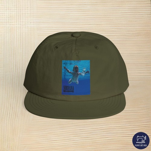 Nirvana Nevermind Album Cover Kurt Cobain Iconic Artwork Unisex Surf Cap - 第 37/64 張圖片