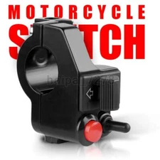 Motorcycle 7/8" Handlebar On Off Switch Control Horn Turn Signal Fog Headlight