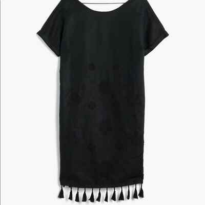 Madewell Embroidered Shift Dress with Tassel Trim Linen Cotton Womens Size Small | eBay Madewell Embroidered Shift Dress with Tassel Trim Linen Cotton Womens Size Small | eBay