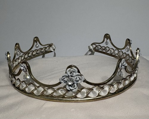 Renaissance Festival Tiara Medieval Fairy Cosplay Headpiece Tarnished AS IS 