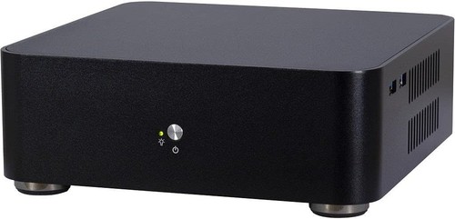 INTER-TECH ITX A60 Black ITX mit 60W PSU 2X Oeffnungen Fuer WLAN-Antenne 2X USB - Afbeelding 2 van 9