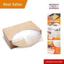 300 Pack BPA-Free Vacuum Sealer Bags: 6''x10'' & 8''x12'' - Food Freshness Ke...