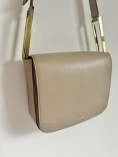 Demellier Stockholm Shoulder Bag Taupe Leather