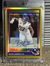Dexter Lawrence Gold Zone Autographed #/50- New York Giants