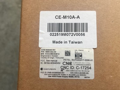 Clinton Electronics CE-M10A-A / IP Public View Monitor with AXIS Camera - PVM