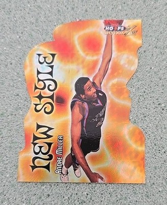 1999-00 Hoops Decade #13of 15 NS Andre Miller New Style Die Cut #0209/1989