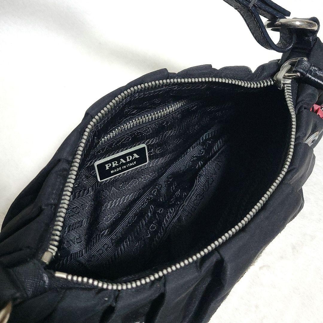 Prada handbag Shoulder Bag with patchwork floral … - image 8