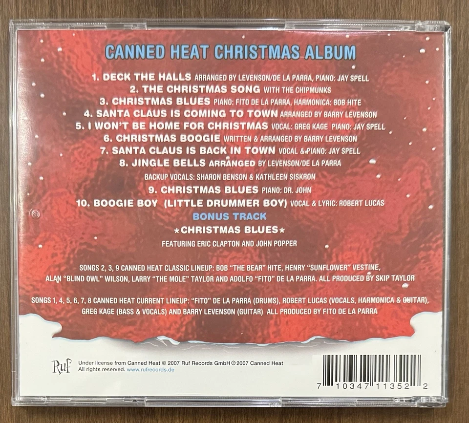 Canned Heat - Christmas Album - Rare Out Of Print CD - New Condition - Image 2 of 3