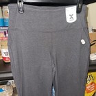 Xersion Womens LARGE Heather Grey Quick Dri Elastic Waist BOOTCUT YOGA PANT