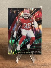 2025 Panini Select - Club Level Nick Bolton #207 Black & Green Shock Prizm