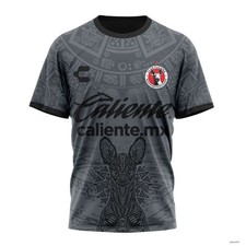 Custom Name LIGA MX Club Tijuuana Shirt 3D 2023-2024 Away Aztec Design S-5XL