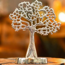 Stunning Antique Silver Tree of Life Ornament 