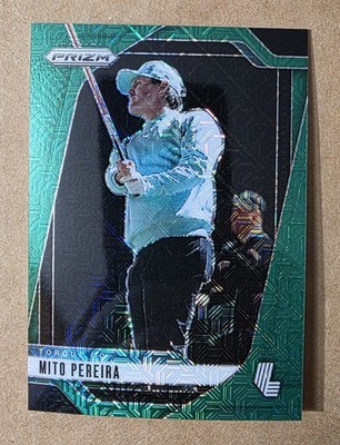 2025 Prizm LIV Golf Mito Pereira #10 Green Mojo 37/49 Torque GC