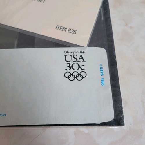 1984 USPS Commemorative Olympic Stamp Collectible Book Limited Edition New - Picture 6 of 15