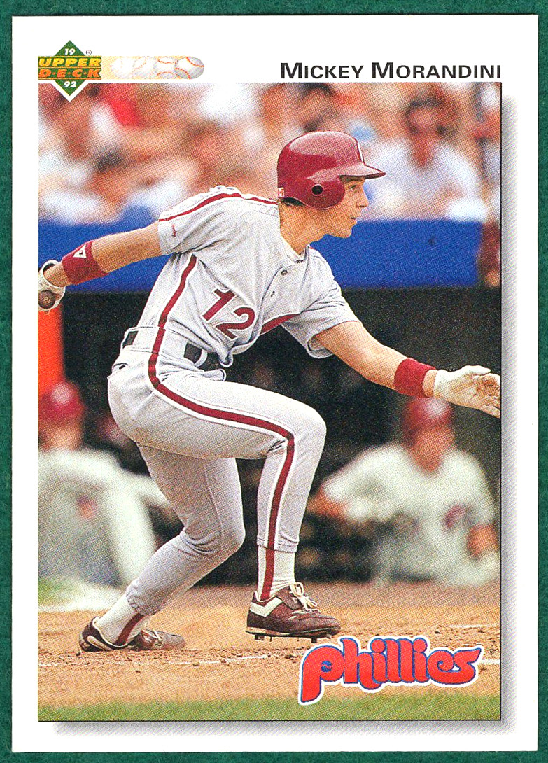 Mickey Morandini - 1992 Upper Deck #449 - Philadelphia Phillies Baseball Card