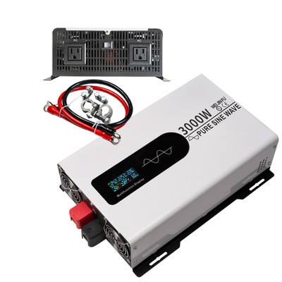 2000W 3000W 4000W Pure Sine Wave Power Inverter 12V 24V DC to 110V 120V AC 