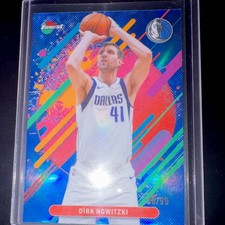 Topps 2025-26 Finest Blue Refractor Dirk Nowitzki Dallas Mavericks #295 83/99