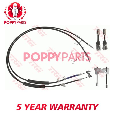Fits Ford Transit Connect 2002-2013 1.8 D dCi Hand Brake Cable Rear Poppy