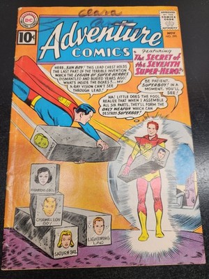 DC Adventure Comics # 290 - Superboy - Sun Boy - Cover written on in crayon