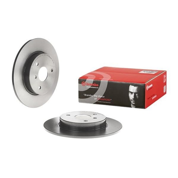 2X Brembo Bremsscheiben 280Mm Voll Vorne Passend FÜR Smart Cabrio CITY-COUPE-image