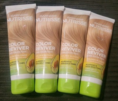 (4) Garnier Nutrisse Color Reviver Golden Blonde 4.2oz