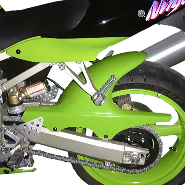 Pyramid Motorcycle Motorbike Hugger Green - Kawasaki ZX-6R Ninja