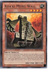 Yugioh - Koa'ki Meiru Wall BP03-EN081 1st Edition - Battle Pack 3: Monster Leagu