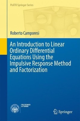 An Introduction to Linear Ordinary Differential Equations Usi... - 9783319496665