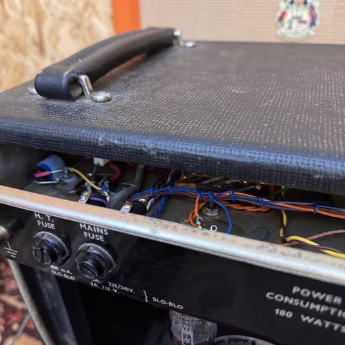 Vintage 1967 Selmer Zodiac Tremolo Fifty MKII 2x12 Valve Amplifier Combo *1960s* - Picture 24 of 24