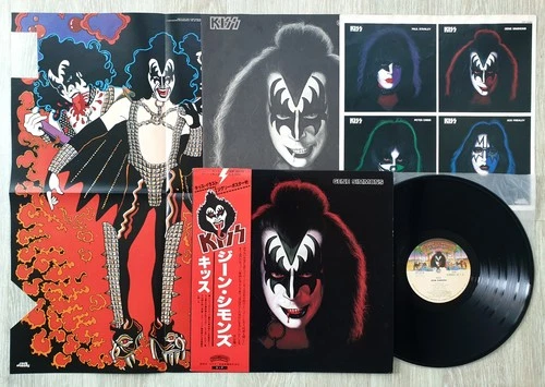 Kiss Gene Simmons LP 1978 Japan 1st Press VIP-6578 w/ Obi Poster Insert