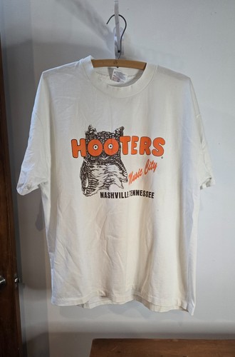 90s Nashville Music City Hooters Single Stitch Hanes Heavyweight 50/50 XL