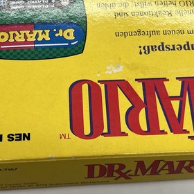 Dr Mario Nintendo NES PAL OVP Mit Anleitung Und Schuber Top Zustand Sammlung