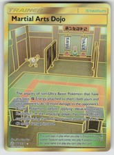 Arti Marziali Dojo Holo 268/236 Pokemon segreto raro eclissi cosmica quasi nuovo