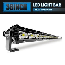 108W Single Row LED Light Bar 38in/40in Ultra-Slim Combo Beam Work Light for 4x4