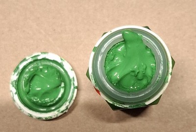 90s Citadel Colour Snot Green Hex paint Pot 17.5 ml Quarter Full
