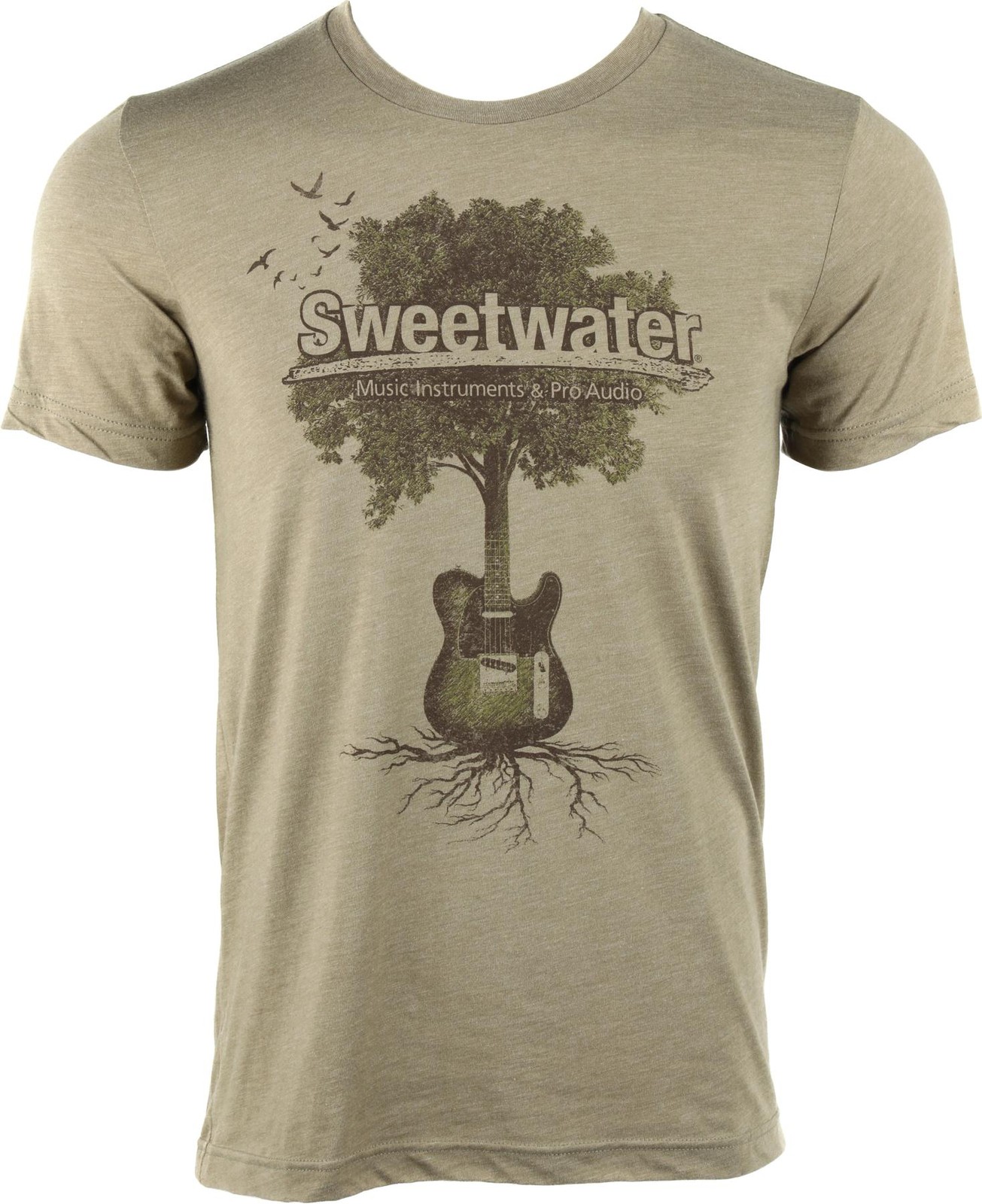 Футболка Sweetwater Guitar Tree - оливковая Большая 3 упаковки 8790₽