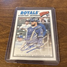 2026 Topps Heritage Carter Jensen RC Real One Auto #ROA-CJ