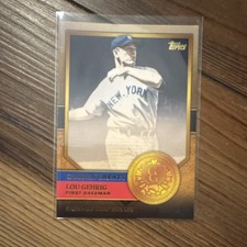 2012 Topps Golden Greats Lou Gehrig Fireworks Start With Lou GG-3 Yankees