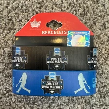 2025 NCAA Mens College Baseball World Series Bracelets CWS Omaha LSU OSU UCLA AR