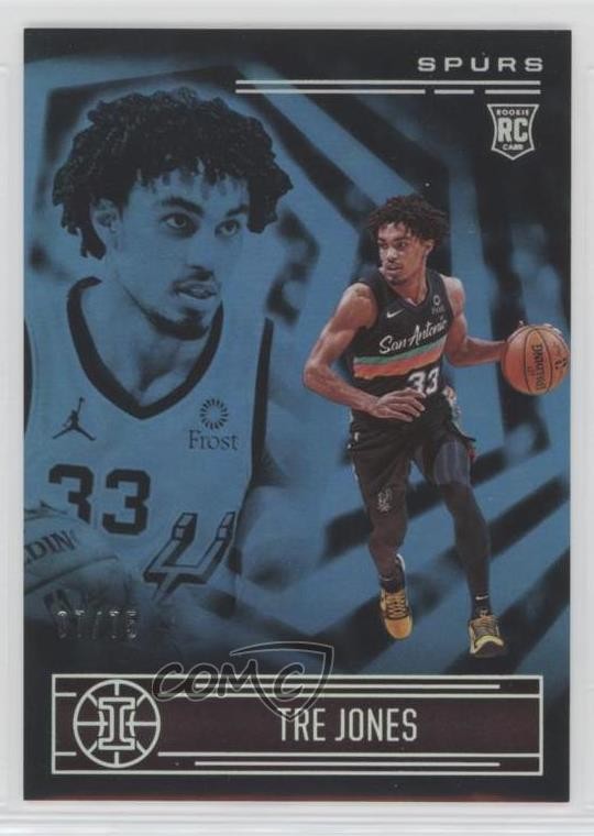 2020 Illusions Rookies Trophy Collection Teal /75 Tre Jones #198 Rookie RC 1f7d
