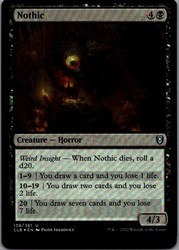 Nothic 138/361 Foil Commander Legends: Battle for Baldur's Gate