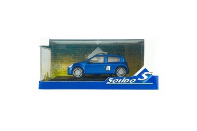 RENAULT CLIO V6 PH.2 BLUE ILIADE 2003 1/43 SOLID S4318101