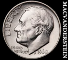1960-D Roosevelt Dime- Silver- Choice Gem Brilliant Uncirculated Luster #J5369