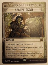 Abrupt Decay Outlaws of Thunder Junction: Breaking News Regular Rare NM+