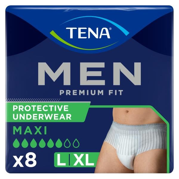 Tena Men Premium Fit Protective Underwear Maxi L/Xl | Incontinence Underwear 8 Pack - Image 3
