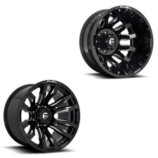 20x10 Fuel D673 Blitz 19-up Dodge Dually Super Single Wheels 8 Lug Set Of 6