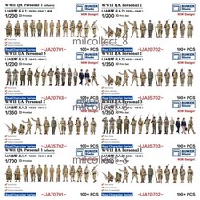 BUNKER 1/200/350/700 WWII IJA Army Infantry Figure Set 3D Print - Free Shipping