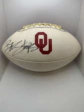 Bob Stoops Signed Oklahoma OU MLegend Autographed Sooners Logo Baden Football