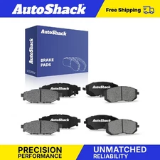 Front Rear Ceramic Brake Pad Set for 2005-2012 Subaru Outback 2013 Subaru WRX
