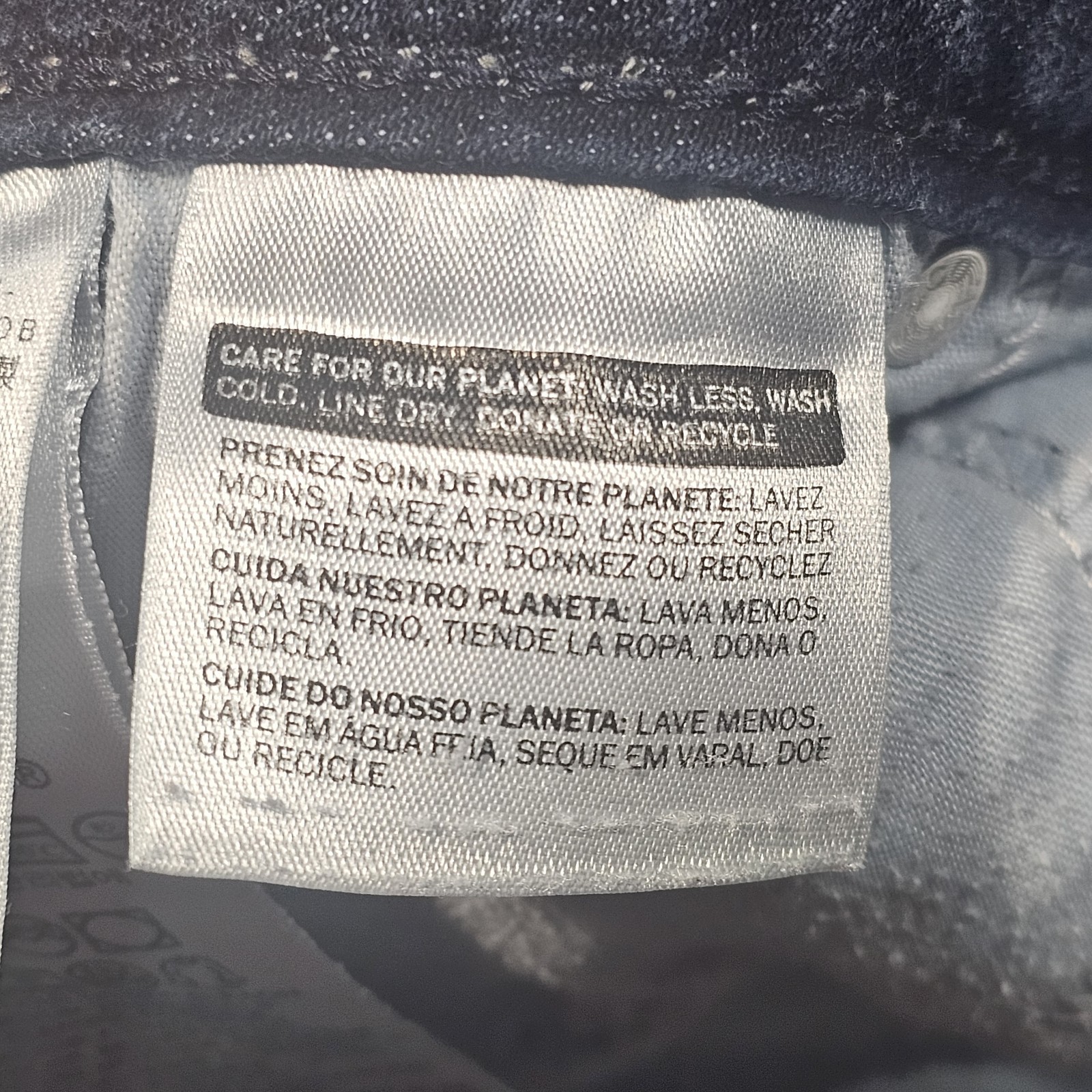 Levis 529 Women Jeans 4 Blue Denim Skinny Leg Curvy Fadeout Whisker Solid Cotton thumbnail 8